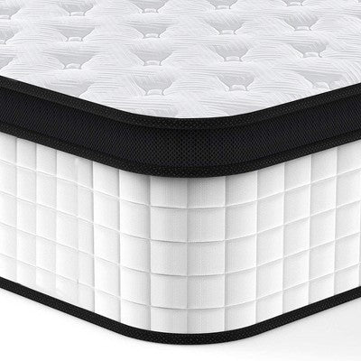 Dexmalle King Size 12 Inch Medium Plush Individual Pocket Spring