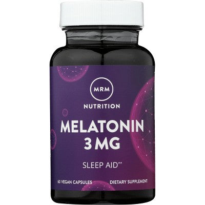 MRM Nutrition Melatonin 3 mg 60 Vegan Caps