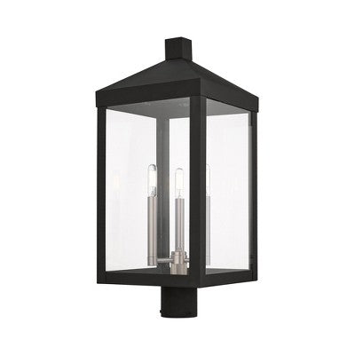 Livex Lighting Nyack 3 - Light Post Light in Black