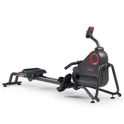 Rowing Machine for Home, Magnetic Rower with Dual Rail - Sunny Health & Fitness