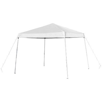 Flash Furniture 8'x8' Outdoor Pop Up Event Slanted Leg Canopy Tent with Carry Bag