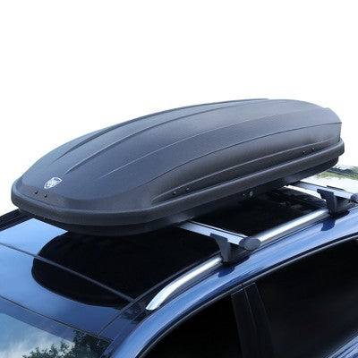 340L/390L Hardshell Rooftop Cargo Box w/Dual Access – 165LB Capacity, ABS Weatherproof Carrier for Cars/SUVs | Tool-Free Fit, Key Lock Security
