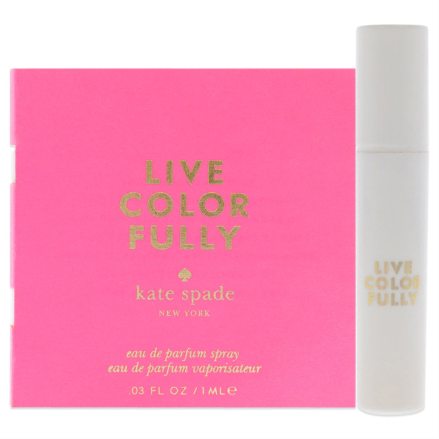 Live Colorfully By Kate Spade For Women -0.03 Oz Edp Spray Vial (Mini)-like New
