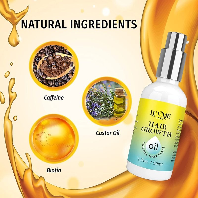 Biotin Hair Growth Oil Hair Growth Serum for Thicker Longer, Prevent Hair Loss