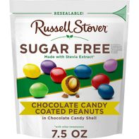 Russell Stover Sugar Free Chocolate Candy Coated Peanuts