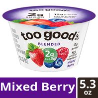 Too Good & Co. Blended Mixed Berry Yogurt-Cultured...
️