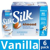Silk Dairy Free Vanilla Almond Milk, Shelf Stable,...
️