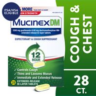 MUCINEX® Mucinex DM Maximum Strength 12-Hour Expec...
️