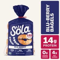 SOLA Blu-Berry Bagels, Non-GMO, No Added Sugar️