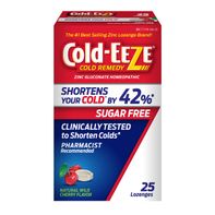 Cold-Eeze Sugar-Free, Natural Wild Cherry Zinc Loz...
️