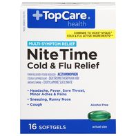 TopCare Cold & Flu Relief, NiteTime, Multi-Symptom...
️