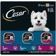 Cesar Flavor Filets in Gravy Dog Food Variety Pack️