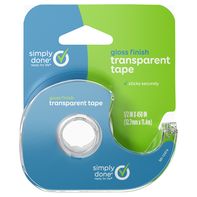Simply Done Transparent Tape, Gloss Finish️