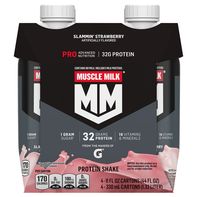 MUSCLE MILK Protein Shake, Slammin' Strawberry️