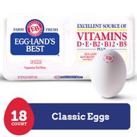 Eggland's Best Classic Large White Eggs, 18 count️