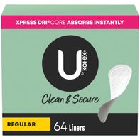 Kotex Clean & Secure Regular Liners️