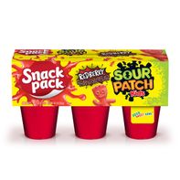 Snack Pack SOUR PATCH KIDS REDBERRY Flavored Juicy...
️