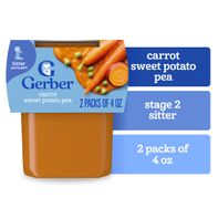 Gerber Stage 2 Baby Food Carrot Sweet Potato Pea P...
️
