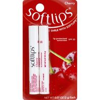 Softlips Lip Protectant/Sunscreen, Cherry, SPF 20️