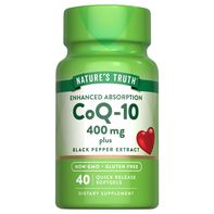 Nature's Truth Co-Q 10, plus Black Pepper Softgel️