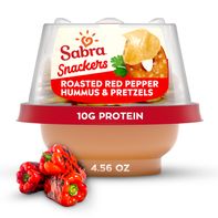 Sabra Hummus with Pretzels, Roasted Red Pepper️