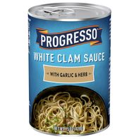 Progresso Clam Sauce, with Garlic & Herb, White️