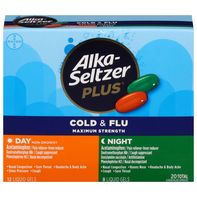 Alka-Seltzer Plus Cold & Flu, Maximum Strength, Da...
️