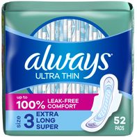 Always Ultra Thin Pads with Wings, Size 3️