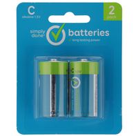 Simply Done C Alkaline 1.5V Batteries️