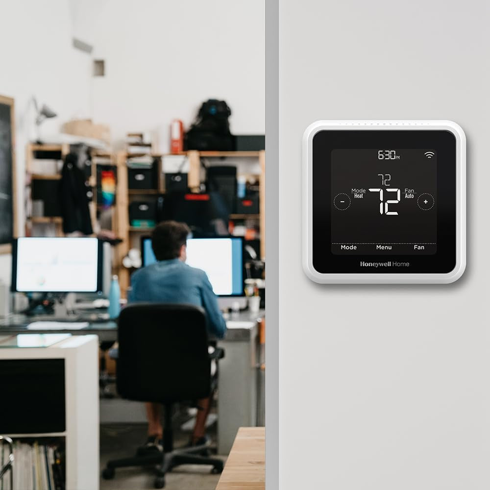 RTH8800WF2022, T5 Wifi Smart Thermostat, 7 Day-Programmable Touchscreen, Alexa Ready, Geofencing Technology, Energy Star, C-Wire Required