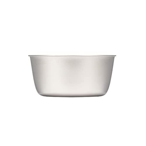 Snow Peak Titanium Trek Bowl, Durable, Lightweight, Outdoor Kitchen Essential, Stackable, Camping, Hiking, Backpacking, 1.9oz