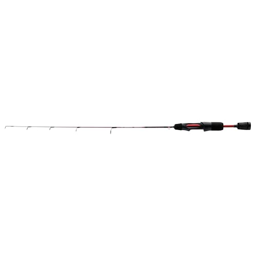 Ugly Stik 28" Carbon Ice Spinning Rod and Reel Combo, 5 Size Reel, 1 Piece Fishing Rod, Medium Light Rod Power, 2-6 lb Lin...