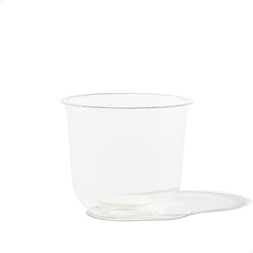 TOSSWARE NATURAL Arc - Plant Based Clear Cold Cups 12 oz - Plastic Alternative for Parties, Bachelorettes, Weddings - Recy...