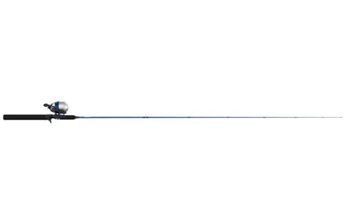 Zebco Salt Fisher 33 Spincast Reel and Fishing Rod Combo, 6-Foot 6-Inch 2-Piece Medium-Heavy Power, Moderate-Fast Action F...
