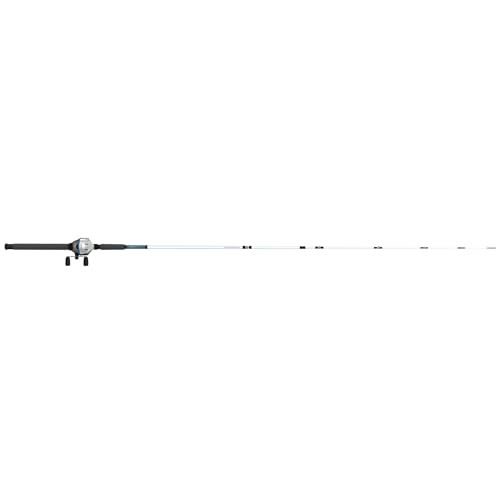 Zebco 606 Salt Fisher Spincast Reel and Fishing Rod Combo, 7-Foot 2-Piece Telescopic Rod, Med-Heavy Power, Mod-Fast Actio...