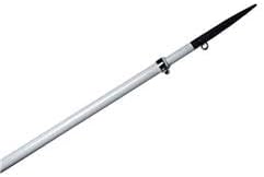 12 ft. Single Gen2 Carbon Fiber Center Rigger Pole, White