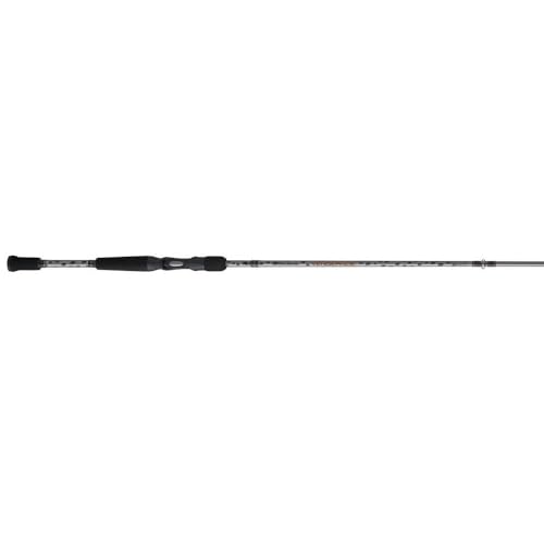 Abu Garcia 7'3" Vengeance Casting Fishing Rod, 1-Piece Rod, Medium Heavy Rod Power, Fast Action, Custom Ergonomic Reel Seat, Comfortable EVA Handle, 24-Ton Graphite Blank