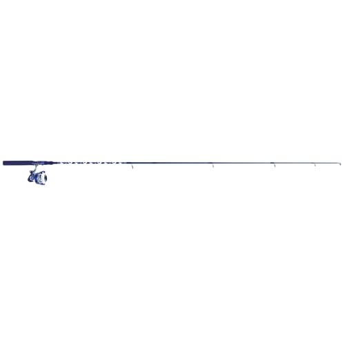 Zebco Splash Spinning Reel and Fishing Rod Combo, Fiberglass Rod, 2-Bearings, All Metal Gears, 5.2:1 Gear Ratio