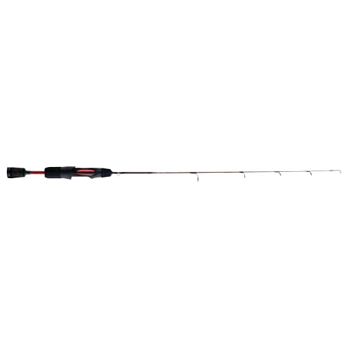 Ugly Stik 28" Carbon Ice Spinning Rod and Reel Combo, 5 Size Reel, 1 Piece Fishing Rod, Medium Light Rod Power, 2-6 lb Lin...