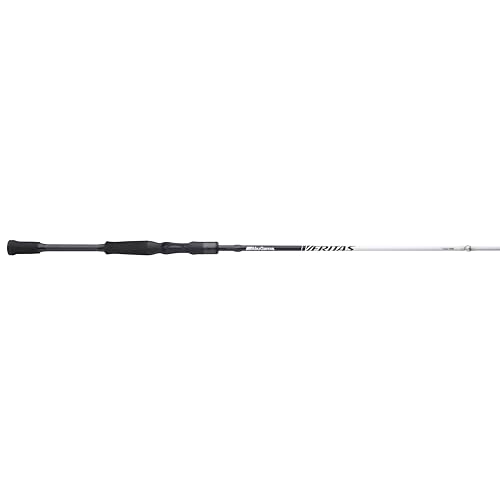 Abu Garcia 7' Veritas Casting Fishing Rod, 1 Piece Rod, 12-25 lb Line Rating, Heavy Rod Power, Fast Action, 3/8-1 1/2 oz Lure Rating