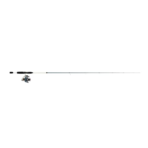 Zebco Custom-Z Spinning Reel and Fishing Rod Combo, 6-Foot 6-Inch 2-Piece Telescopic Rod, Medium Power, Moderate-Fast Acti...