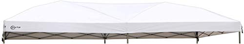 PORTAL 10x20 Canopy Replacement Cover, Pop Up Canopy Tent Top Cover Without Frame Legs Instant Patio Gazebo Pergola Sun Sh...