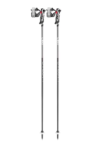 LEKI Carbon 14 3D Lightweight Carbon Ski Poles for Alpine Skiing