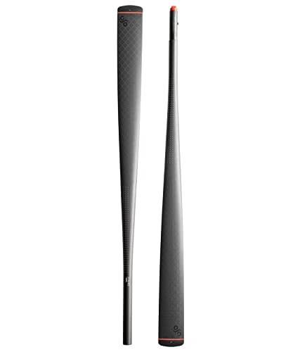 Gearlab Kalleq Kayak Paddle Set, Greenland Kayak Paddle, Color Tips - Carbon Black