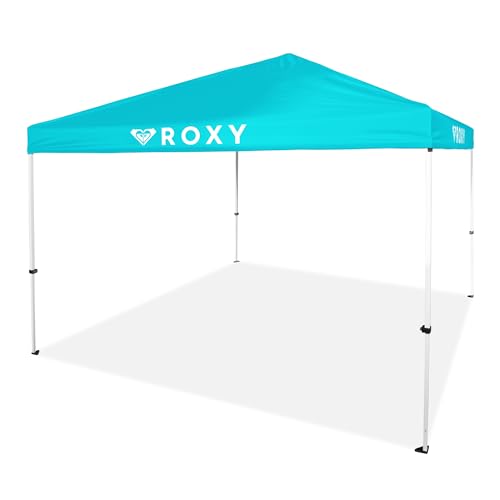 Roxy 10x10 Pop Up Canopy – UPF 50+ Outdoor Beach Tent with One-Push Setup – Portable Shade Shelter for Beach, Tailgate, Fe...