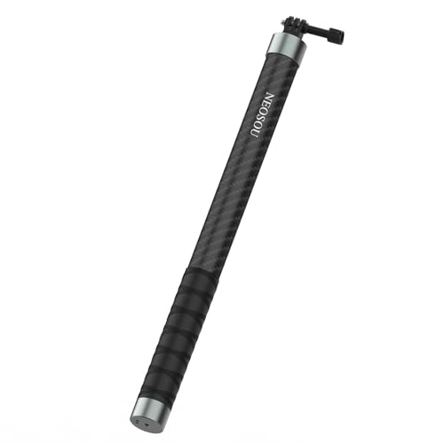 NEOSOU 102-inch Long Selfie Stick Pole Extension Rod for GoPro Insta360 X5 X4 DJI Osmo Action 5 Pro DJI Pocket 3, Carbon F...