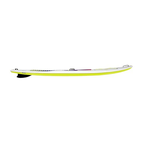 Pelican - Flow 106 Hardshell Stand-Up Paddle Board - Lightweight Board with a Bottom Fin for Paddling, Non-Slip Deck - Per...