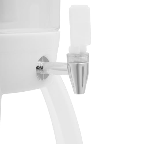 Mimosa Tower,Beer Dispenser With Ice Tube And Spigot,3l / 101.44 Oz Party Drink Dispenser With Led Light For Bar/Party,Bee...