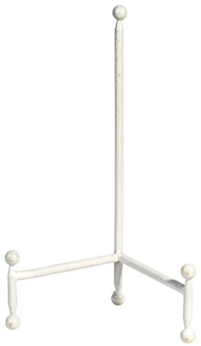 Red Co. Decorative Tripod Plate Stand and Art Holder Easel in Black Finish - 14" h
