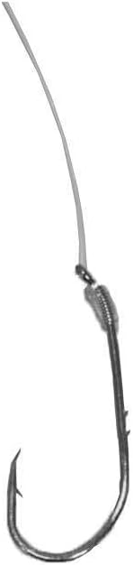 Angler's Grotto Snelled Offset Baitholder Hook | 10 Count Per Pack | Freshwater Saltwater Fishing Hooks | High Carbon Stee...
